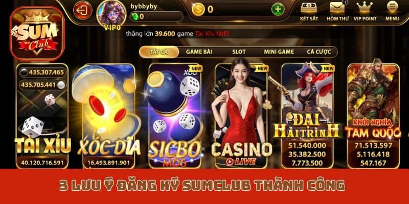 3 lưu ý đăng ký Sumclub thành công