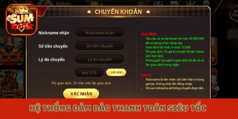 Hệ thống đảm bảo thanh toán siêu tốc