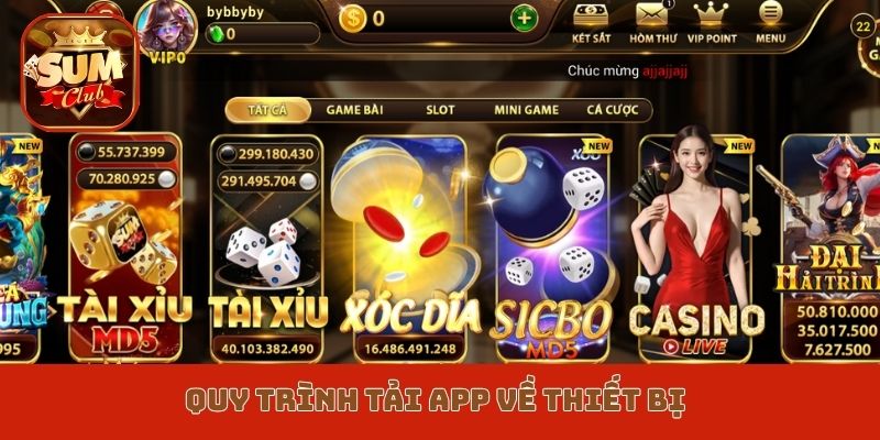 Quy trình tải app về thiết bị